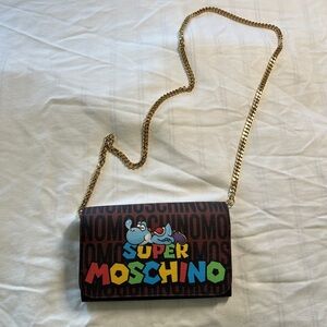 Moschino Milano " Nintendo Super Mario Bros" Crossed Body Purse